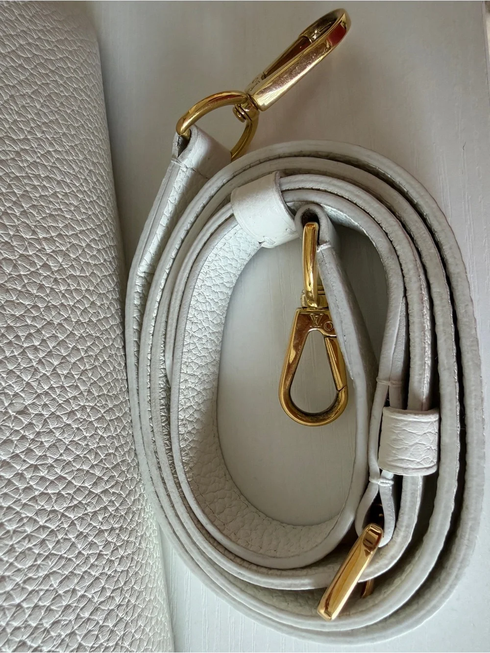 Limited Edition Louis Vuitton White Capucine with Pink Fringe and Gold Hardware